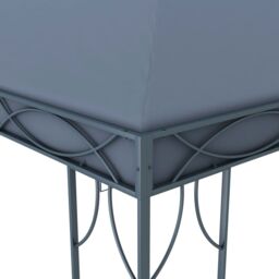 Berkfield Home Gazebo 400x300 cm Anthracite in Black - thumbnail 4