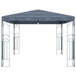 Berkfield Home Gazebo 400x300 cm Anthracite in Black - thumbnail 2