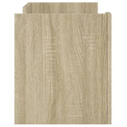 Berkfield Home TV Cabinet Sonoma Oak 80x35x40 cm Engineered Wood in Light Tan - Size: 80 x 35 x 40 cm - thumbnail 5