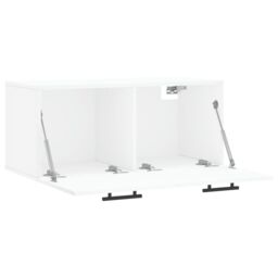Berkfield Home Wall Cabinet White 80x36.5x35 cm Engineered Wood - thumbnail 6