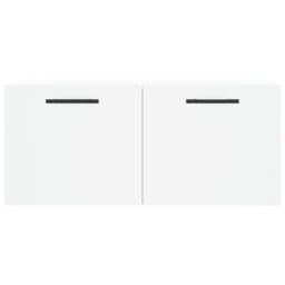 Berkfield Home Wall Cabinet White 80x36.5x35 cm Engineered Wood - thumbnail 5
