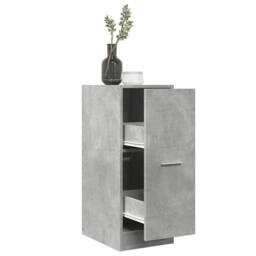 Berkfield Home Apothecary Cabinet Concrete Grey 30x41x77.5 cm Engineered Wood - thumbnail 2
