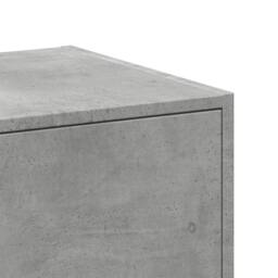 Berkfield Home Apothecary Cabinet Concrete Grey 30x41x77.5 cm Engineered Wood - thumbnail 8