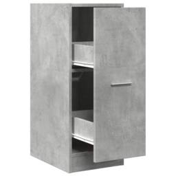 Berkfield Home Apothecary Cabinet Concrete Grey 30x41x77.5 cm Engineered Wood - thumbnail 1