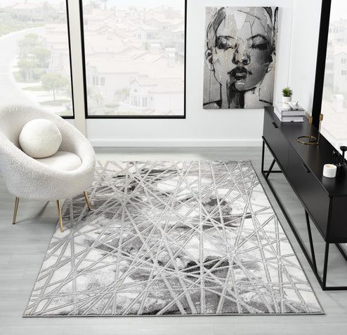 The Linen Consultancy TLC 5 Star Hotel Concept Bianco Rug Grey - Size: 200 cm x 290 cm - image 1
