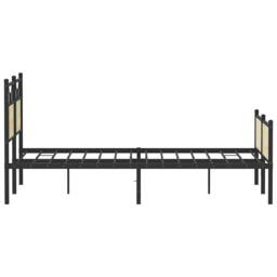 Berkfield Home Bed Frame Frame Sonoma Oak 150x200 cm King Size Wood in Light Oak - thumbnail 7