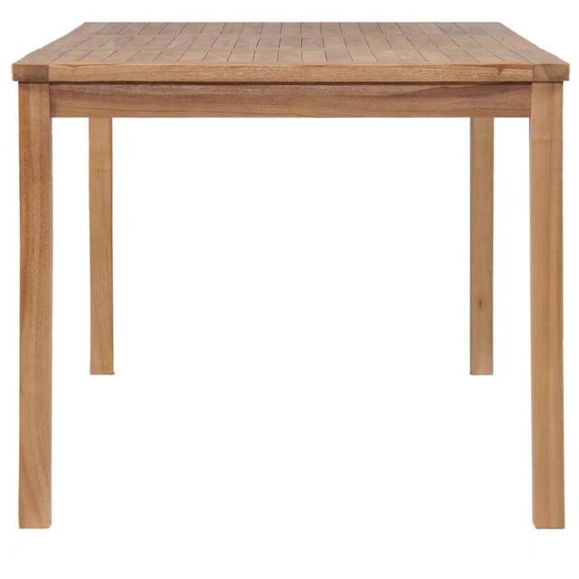 Berkfield Home Garden Table 150x90x77 cm Solid Teak Wood in Brown - Size: 150 x 90 x 77 cm - image 1