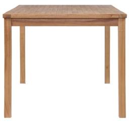 Berkfield Home Garden Table 150x90x77 cm Solid Teak Wood in Brown - Size: 150 x 90 x 77 cm - thumbnail 1