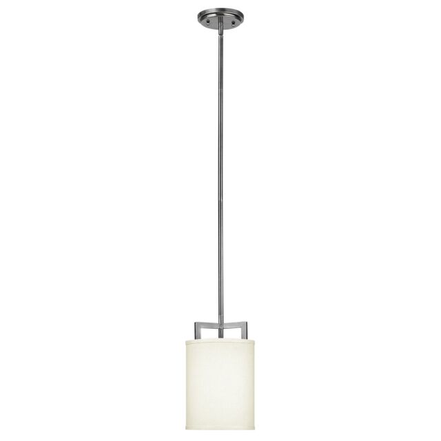 Loops 1 Bulb Ceiling Pendant Light Fitting Antique Nickel LED E27 100W Bulb in Metallics