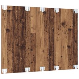 Berkfield Home Wall TV Cabinet Old wood Engineered wood in Brown - thumbnail 7