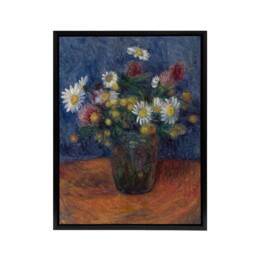 "Artery8 Flower Bouquet in Vase Still Life Glackens Framed Canvas Wall Art - Size: W12"" x H16""" - thumbnail 1
