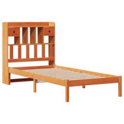 Berkfield Home Decorative Bookcase Bed without Mattress Wax Brown 100x200 cm Sol - thumbnail 1