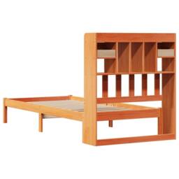 Berkfield Home Decorative Bookcase Bed without Mattress Wax Brown 100x200 cm Sol - thumbnail 8