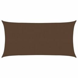 Berkfield Home Sunshade Sail 160 g/m¬≤ Brown 2x3.5 m HDPE - thumbnail 2