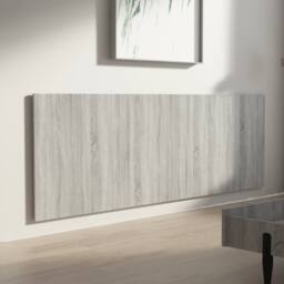 Berkfield Home Wall Headboard Grey Sonoma 240x1.5x80 cm Engineered Wood - thumbnail 4