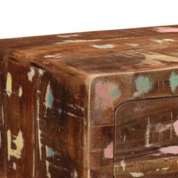 Berkfield Home Console Table 90x32x75 cm Solid Wood Reclaimed - Size: 90 x 32 x 75 cm - thumbnail 6