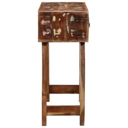 Berkfield Home Console Table 90x32x75 cm Solid Wood Reclaimed - Size: 90 x 32 x 75 cm - thumbnail 3