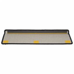 Berkfield Home Carpet Stair Treads 15 pcs 65x21x4 cm Black - Size: Medium - thumbnail 5