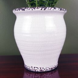 Leaf 40cm Artificial Bushy Fern Potted in Decorative Planter in Green - thumbnail 3