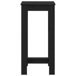 Berkfield Home Bar Table Black oak Engineered Wood 51x50x103, 5 cm - thumbnail 6