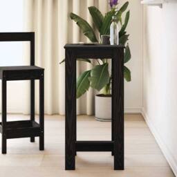 Berkfield Home Bar Table Black oak Engineered Wood 51x50x103, 5 cm - thumbnail 2