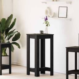 Berkfield Home Bar Table Black oak Engineered Wood 51x50x103, 5 cm - thumbnail 4