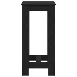 Berkfield Home Bar Table Black oak Engineered Wood 51x50x103, 5 cm - thumbnail 7