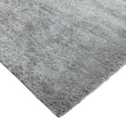 The Rug Shop UK Luxurious Modern Shaggy Anti-Shed Easy To Clean Area Rug in Silver - Size: 200 cm x 290 cm - thumbnail 2