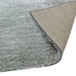 The Rug Shop UK Luxurious Modern Shaggy Anti-Shed Easy To Clean Area Rug in Silver - Size: 200 cm x 290 cm - thumbnail 3