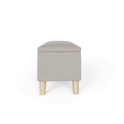 GFW Secreto Fabric Storage Ottoman Bench in Natural - thumbnail 8