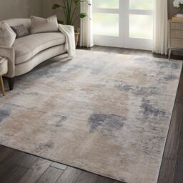 The Rug Shop UK Luxurious Modern Easy To Clean Stain-Resistant Area Rug in Light Sand - Size: 240 cm x 320 cm - thumbnail 1