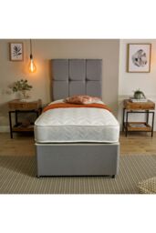 Starlight Beds Close Wave Hybrid Mattress 20cm Deep Durable Coil Spring Support in White - Size: Small Single - thumbnail 3