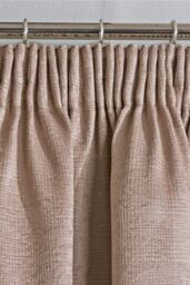 Enhanced Living Plain Thermal Room Darkening Energy Saving Tape Top Curtains For Living Rooms & Bedrooms in Natural - Size: 168 cm width x 137 cm drop - thumbnail 2