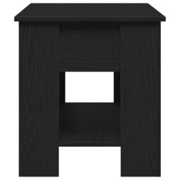 Berkfield Home Black Oak Coffee Table - 101x49x52 cm Made from Engineered Wood - Size: 101 x 49 x 52 cm - thumbnail 8