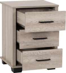 Seconique Oliver 3 Door Wardrobe Bedroom Set in Light Oak - thumbnail 9