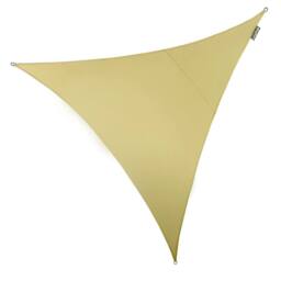 Primrose 5m Triangle Waterproof Charcoal Garden Patio Sun Shade Sail Canopy 98% UV Block with Free Fixing Kit in Light Sand - thumbnail 2