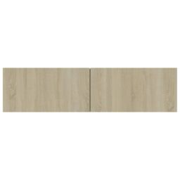 Berkfield Home TV Cabinet Sonoma Oak 120x30x30 cm Engineered Wood - Size: 120 x 30 x 30 cm - thumbnail 6