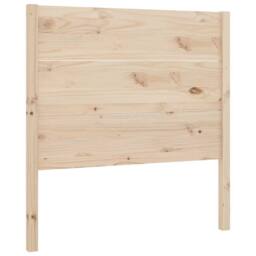 Berkfield Home Headboard 81x4x100 cm Solid Wood Pine in Light Oak - Size: 81 x 4 x 100 cm