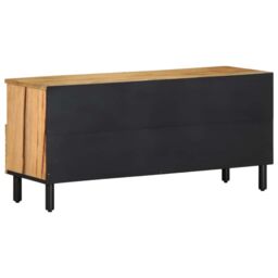 Berkfield Home TV Cabinet Brown 100x33x46 cm Solid Wood Mango - Size: 100 x 33 x 46 cm - thumbnail 5
