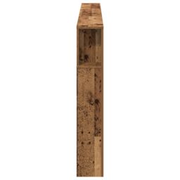 Berkfield Home Headboard Cabinet Old Wood 220x18, 5x104, 5 cm in Brown - thumbnail 6