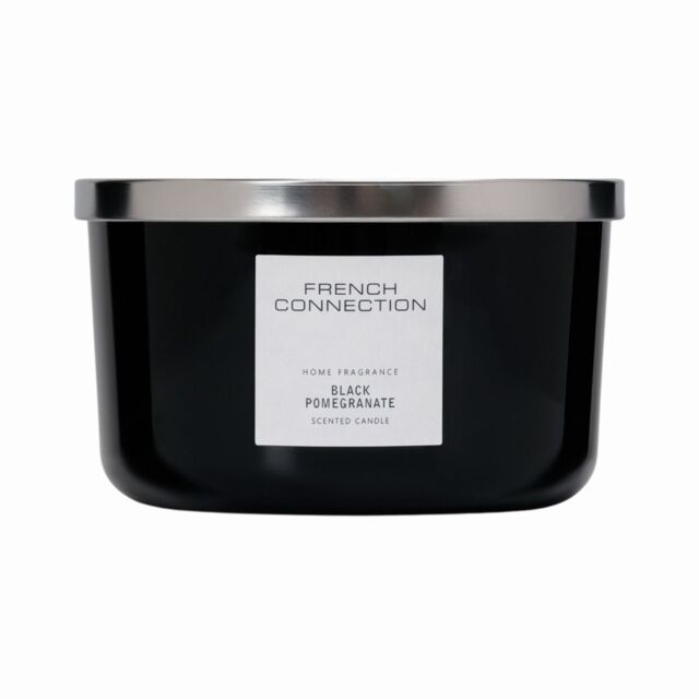 French Connection Black Collection - Black Pomegranate Candle 251G (2-Wick) - FCC007BS - Size: Large - image 1