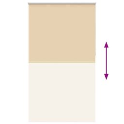 Berkfield Home Roller Blind Blackout Beige 135x230 cm Fabric Width 131.6 cm Polyester - thumbnail 5
