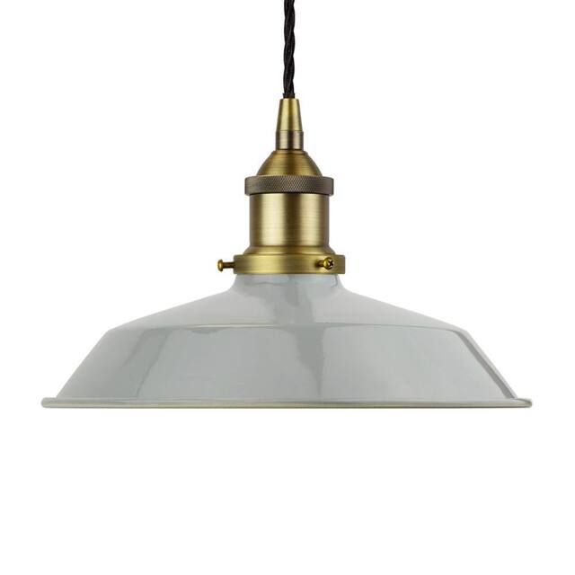 SE Home French Grey Small Trinity Metal Pendant Light - Matt Antique Brass - image 1