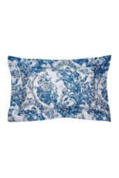 Sanderson 'Fringed Tulip Toile' Cotton Duvet Cover Set in Blue - Size: Double - thumbnail 3