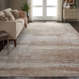 The Rug Shop UK Luxurious Modern Easy To Clean Stain-Resistant Area Rug in Light Beige - Size: 240 cm x 320 cm - thumbnail 1