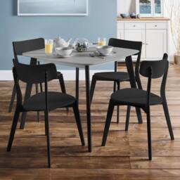 Cheshire Portland Premium Black Dining Chairs - Set of 2 - thumbnail 5