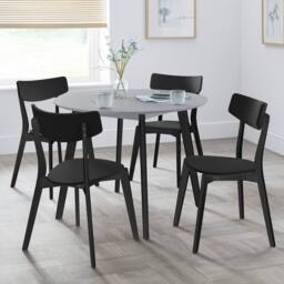 Cheshire Portland Premium Black Dining Chairs - Set of 2 - thumbnail 6