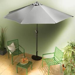 Coopers of Stortford Half-Parasol Base - 9kg, Weatherproof, Brass-Effect in Bronze - thumbnail 2