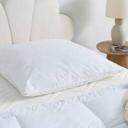 Wyld and Coco 80 x 80 cm Duck Feather and Down Pillow - Japara Cotton Cover Soft in White - thumbnail 4