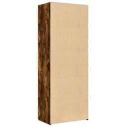 Berkfield Home Highboard Smoked Oak 70x42.5x185 cm Engineered Wood in Brown - thumbnail 6